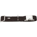 HUNTER Softie Halsband Alu-Strong Art-Nubuk 25/45 x 65 cm Groot Bruin
