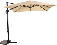 Lesliliving Zweefparasol Libra Ecru 250 x 250 cm