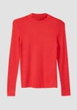 s.Oliver T-shirt met lange mouwen voor meisjes, rood