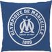 Olympique Marseille Coussin décoratif Supporters - 40 x 40 cm - Double face - Polyester