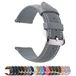 Fullmosa 8 kleuren horlogeband 20mm, Axus serie lederen band vervangende horlogeband met roestvrijstalen metalen sluiting voor mannen vrouwen 18/20/22mm, Grijs 20mm
