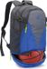 Merkloos Unyqoos® 35L Blue Canvas Basketball Backpack with Base Ball Compartment