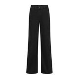 Expresso high waist wide leg jeans black denim
