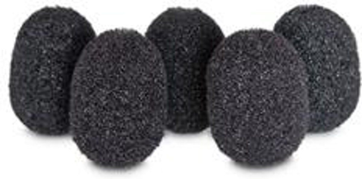 Rycote Lavalier Foams Black - 1 pack of 5