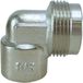 Riko Raccord de robinetterie Gaz - 3/8" - Haaks