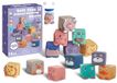 WOOPIE BABY Blocs sensoriels Puzzle à presser Sons d'animaux 12 pc.