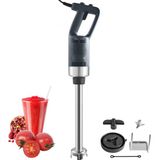 Mixeur plongeant sans marque - Mixeur plongeant professionnel - 750 W - Vitesses réglables - Acier inoxydable - Tige de mélange amovible 75,5 cm - Incluant crochet mural et tête de lame supplémentaire