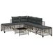 VidaXL Banc de jardin gris foncé 500 mm x 340 mm 110 kg