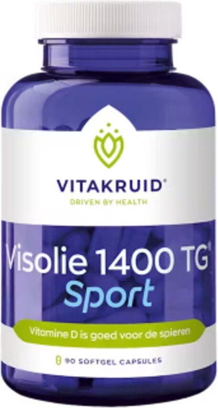 Vitakruid Visolie 1400 TG® Sport met D3 - 90st