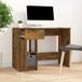 Maison Exclusive - Bureau en chêne fumé 100x50x75 cm