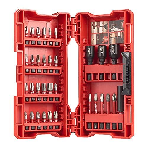 Milwaukee Shockwave Set Bit- & Notenset - 33-delig - rood
