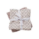 Done by Deer Happy Dots Spuugdoek Set van 2 Roze