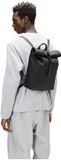 Rains Rolltop Mini W3 Unisex Sac à dos - Noir
