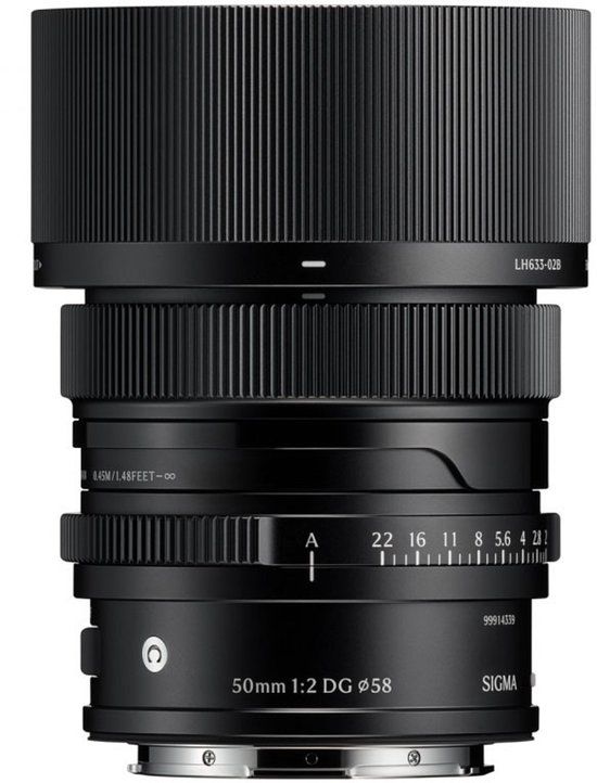 Sigma 50mm f/2.0 DG Contemporary L-mount - Zwart