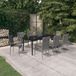 Prolenta Maison Exclusive Tuinset, 9-delig, grijs en zwart