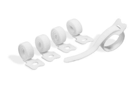 Cavoline Grip Tie - White - 10mm - 5 pieces