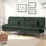 COMHOMA Sofa Slaapbank Futon Klapbank 3-zits Hoekbank Groen