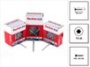 Fischer 200x Power-Fast II FPF II PTF 4,5 x 35 mm BC Pan Head met binnenzeskant TX20 volschroefdraad galvanisch verzinkt blauw gepassiveerd - 670331