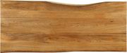 vidaXL Tafelblad met natuurlijke rand 140x60x2,5 cm massief mangohout