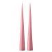 ester & erik Bougie cônique ester & erik 37 cm Lot de 2 laquées Vieux rose 39-0