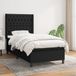 Maison Exclusive - Boxspringbed met matras, noir, 100 x 200 cm, textile