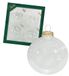 Dekohelden24 Lauschaer Kerstboomversiering, kerstballen van Lauscha, set van 4 knutselballen, effen helder, 8 cm, met gouden kroontjes + 50 gratis gouden hangers