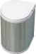 Poubelle pour porte de placard, 13 litres, avec couvercle, plastique/acier inoxydable