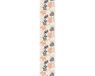 Ambiance Sticker Voorgelijmd vliesbehang - TROPISCHE BLADEREN GRIJS - 1 rol van 300x60 cm