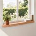 vidaXL - Raamprofielen - 2 stuks - Lak - 100 x 15 x 2 cm - Massief beukenhout