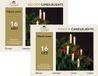 Anna's Collection Guirlandes lumineuses - 2x - 16 bougies LED - 400cm - blanc chaud