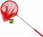 Benson Telescopisch visnet - rood - schepnet - metaal - 38 tot 86 cm