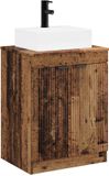 vidaXL - Badkamermeubel - Set - Oud hout - Bewerkt hout