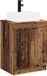 vidaXL - Badkamermeubel - Set - Oud hout - Bewerkt hout