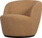 WOOOD Serra Draaifauteuil - Melange Stof - Curry