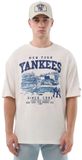 New Era T-shirt New York Yankees MLB Stadium Heren S Katoen Zwart