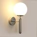 Comely Binnenwandlamp, Minimalistisch Modern Design E27 Wandlamp met Glazen Kap, Binnen Muurlamp voor Slaapkamer Woonkamer Gang Café Trap