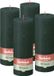 Bolsius - Rustieke Stompkaarsen - 4 stuks - Groen - 19cm - 85 branduren