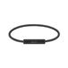 BOSS HBJ1580389 ALEK Heren Armband - Minimalistische armband - Sieraad - Staal - Zwart - 3 mm breed - 19.5 cm lang