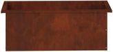 vidaXL Plantenbak met led 2 st roestkleurig 30 x 80 x 30 cm
