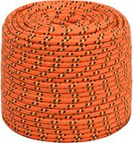 vidaXL Multifunctioneel touw 6 mm 100 m Oranje PP