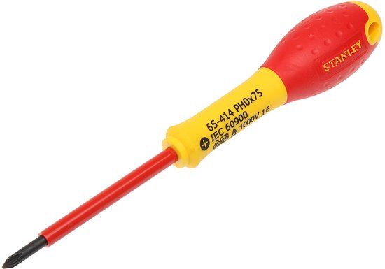 STANLEY FatMax Schroevendraaier Phillips VDE PH0 x 75mm