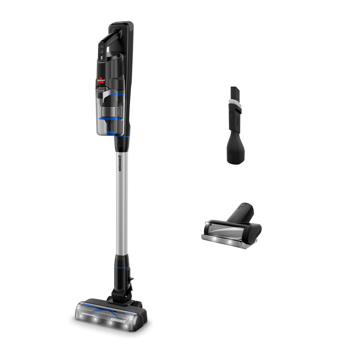 BISSELL PowerClean FurGuard Draadloze Steelstofzuiger - 280W Motor - 50 Min Gebruikstijd - HEPA - Zwart/Grijs