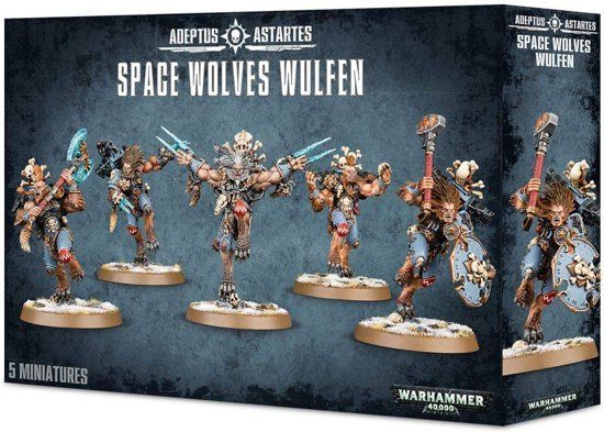 Games Workshop Warhammer 40.000 Imperium Adeptus Astartes Space Wolves: Wulfen - 5011921069255