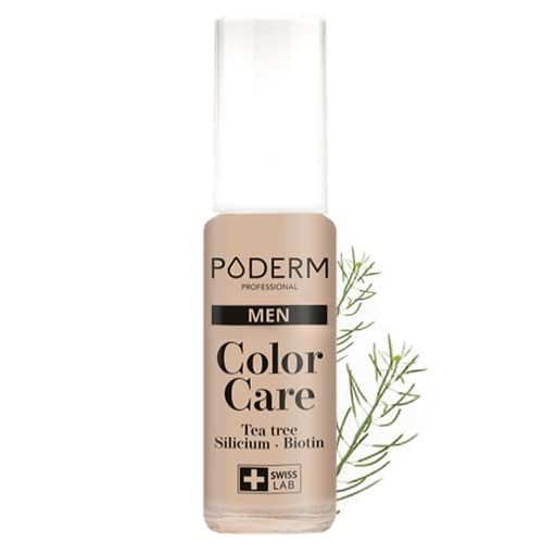 PODERM - Nagel Schimmel | Speciaal voor Mannen | Nagellak met Tea Tree - Huidskleur, Mat, Niet-glimmend | 7640178210721