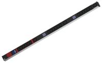 Bachmann 800.2398 BN0500 19 inch PDU 1HE 18xC13 3xC19, vermogensmeting, aansluiting CEE 3x16A rood/zwart/zilver