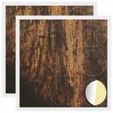 vidaXL - Zelfklevende schroefcover - 2 stuks - Oudhout - Ø 20 x 0,5 mm