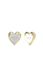 GUESS GUESS HEART BICOLOR EARRINGS ALL YOU NEED IS LOVE JUBE04209JWYGRHT/U