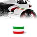 4R Quattroerre.it 10641 plakstrip driekleurig Racing Stripe voor motorfiets, 50 mm x 2 m