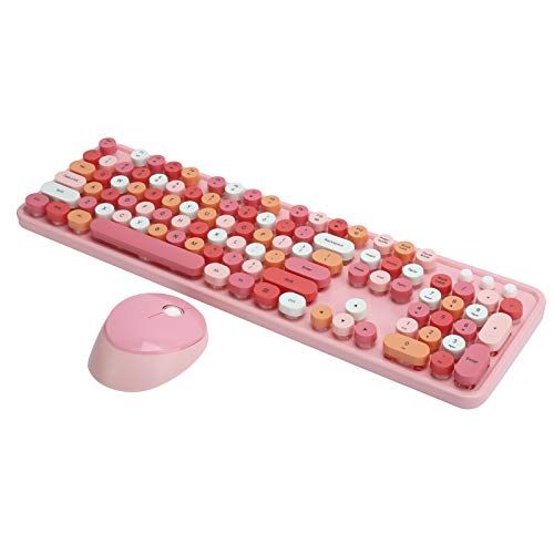 ciciglow Draadloos Toetsenbord en Muisset Snoep - Roze