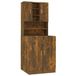 VidaXL Wasmachinekast gerookt eiken 71x71,5x181,5cm
